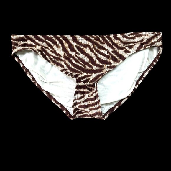 Micheal Kors Brown Tiger Print Tankini - Picture 4 of 10